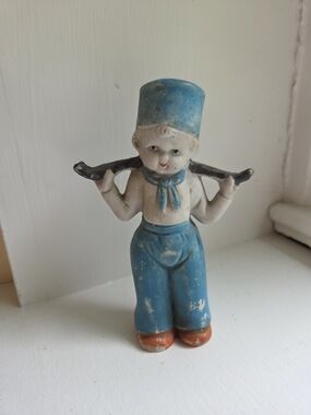 Vintage 1930s Japan DUTCH BOY Figurine 5 3/4" Tall